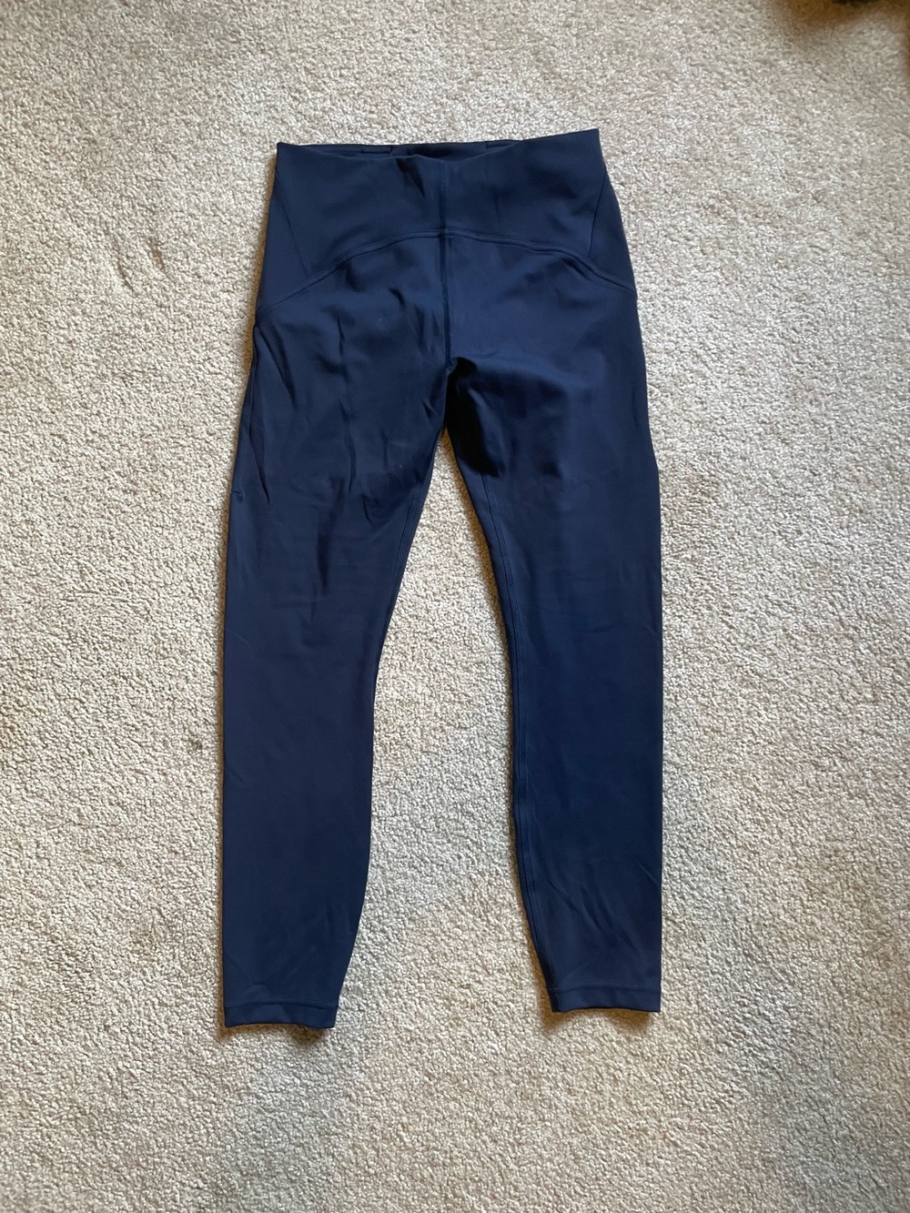 Lululemon Navy Align Leggings High Rise Size 8 EUC